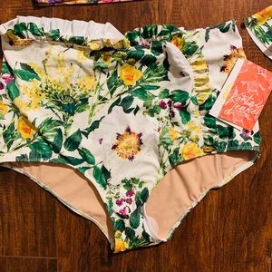 Kortni Jeane Whimsical Floral Cascade Bottoms